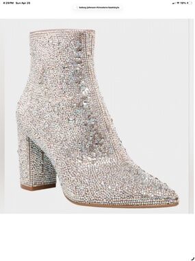 Betsey Johnson Sequin Kyla Boot- 8